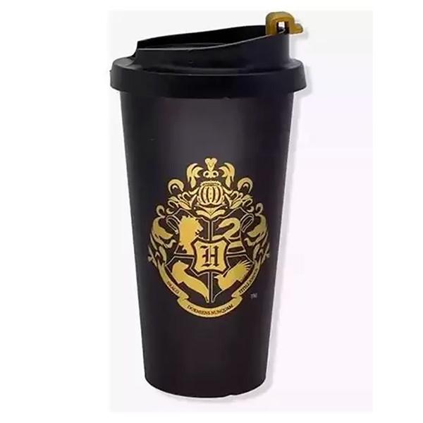 Imagem de Copo Viagem Bucks Hogwarts 500ml Preto 10025589 - ZonaCriativa