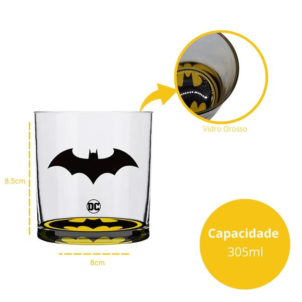 Imagem de Copo Vidro Batman