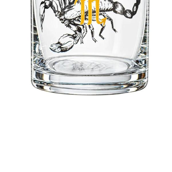 Imagem de Copo wisk em cristal Bohemia Zodiac Escorpião 280ml