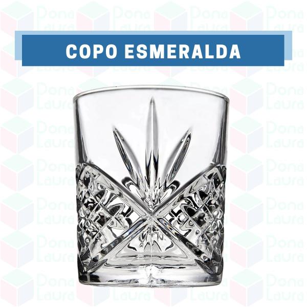 Imagem de Copos Baixo Uísque 330ML Esmeralda Drink Eventos 18 Unidades