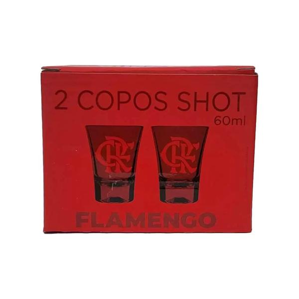 Imagem de Copos de Shot Flamengo -60 ml - 2 Unidades