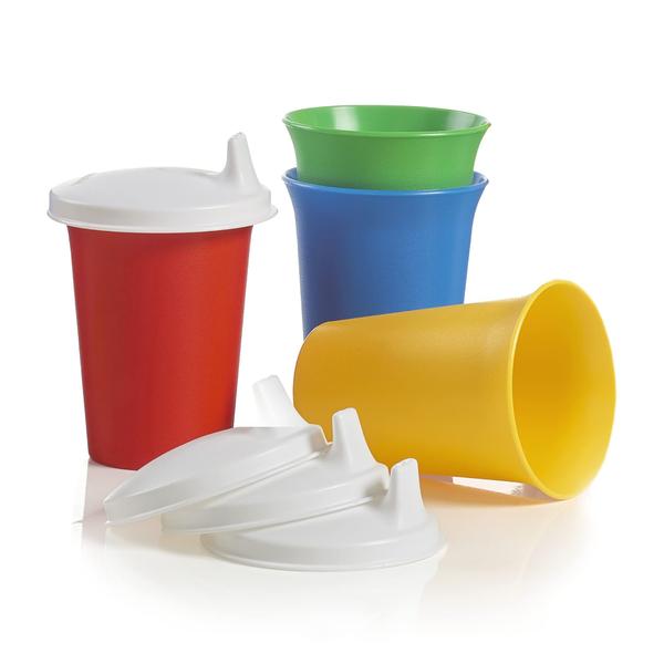 Imagem de Copos Sippy Cup Tupperware Bell 200 ml, laváveis na máquina de lavar louça, sem BPA