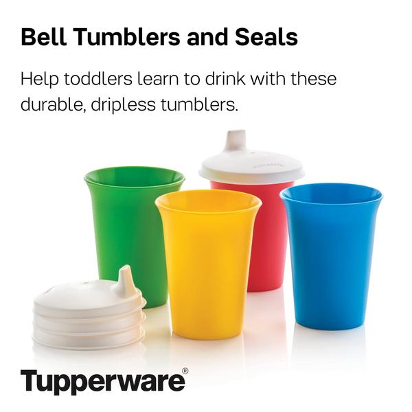 Imagem de Copos Sippy Cup Tupperware Bell 200 ml, laváveis na máquina de lavar louça, sem BPA