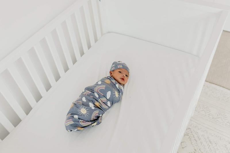 Imagem de Copper Pearl Large Premium Knit Baby Swaddle Receiving Blanket Hope