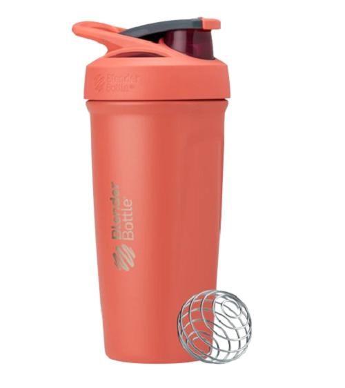 Imagem de Coqueteleira Blender Bottle Strada Stainless Steel Termica 24Oz/710Ml-Coral