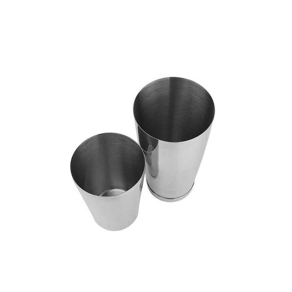 Coqueteleira Boston Copo Duplo e Dosador Drinks Inox Profissional - GOURMET MIX Imagem de Coqueteleira Boston Copo Duplo e Dosador Drinks Inox Profissional