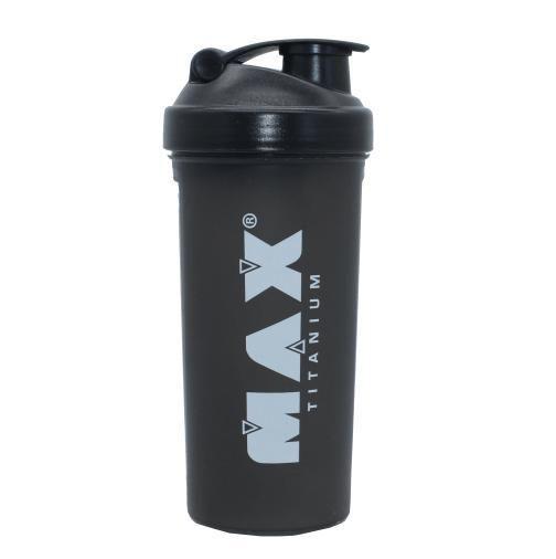 Imagem de Coqueteleira Copo De Whey Academia Max Titanium Preto 700Ml