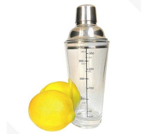 Imagem de Coqueteleira De Vidro 400ml Drinks Inox Caipirinha Bartender