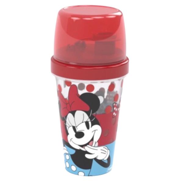 Imagem de Coqueteleira / garrafa infantil homem aranha ou Minnie de plástico 500ml garrafinha de água ou leite