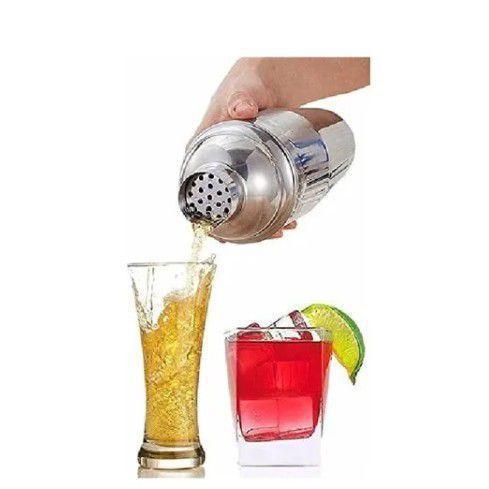 Coqueteleira Inox 500 ML 3 Ótimos Drinks Caipirinha Bar Reforçada - original Imagem de Coqueteleira Inox 500 ML 3 Ótimos Drinks Caipirinha Bar Reforçada