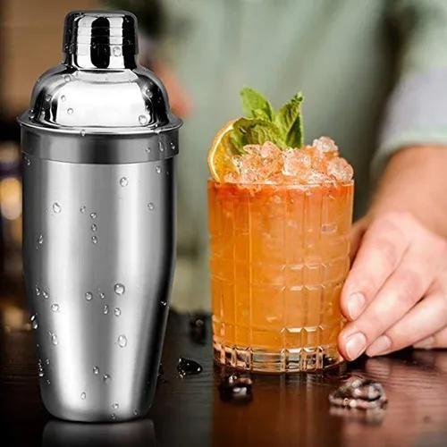 Imagem de Coqueteleira Inox 500Ml Profissional Drinks Barman + Socador