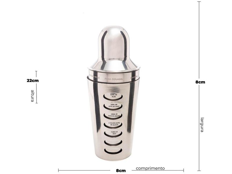 Imagem de Coqueteleira Inox 650ml Lyor