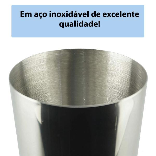 Imagem de Coqueteleira Inox 820 ml Boston Profissional Com Peso Para Drinks Bartender