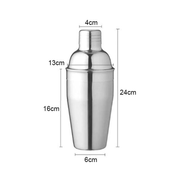 Imagem de Coqueteleira Inox Coador Dosador Drinks 720 Ml