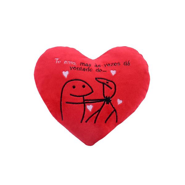 Imagem de Coração de Pelúcia Flork Te Amo 20cm