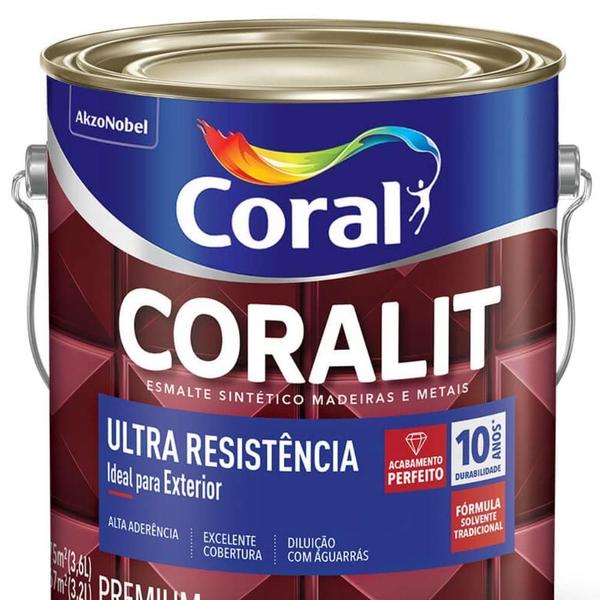 Imagem de Coralit Ultra Resistência Alto Brilho Azul França 3,6L Coral