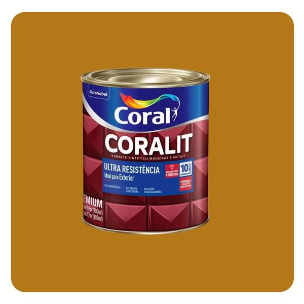 Imagem de Coralit Ultra Resistência Alto Brilho Ouro 0,900mL Coral