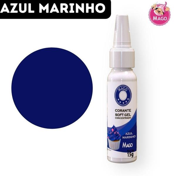 Imagem de Corante Alimentício Bolos Doces Bico Dosador Soft Gel Mago - 15g