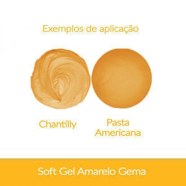 Imagem de Corante Alimentício Soft Gel 25G Confeitaria Amarelo Gema