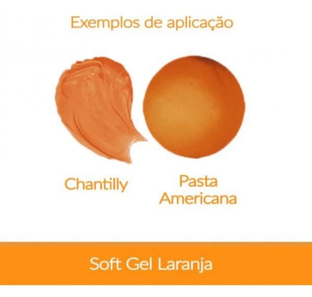 Imagem de Corante Alimentício Soft Gel Laranja Fab 60g