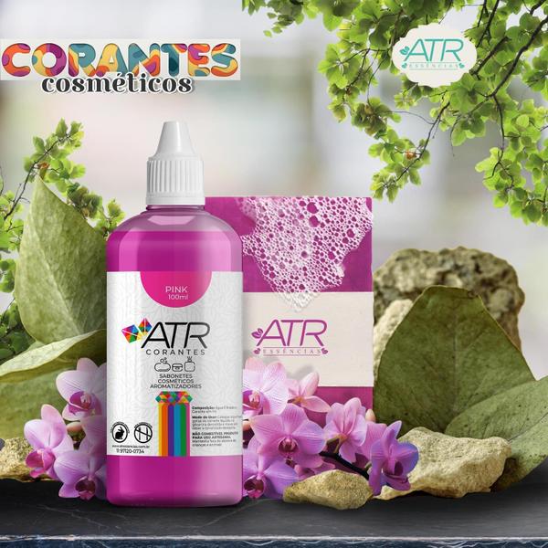 Corante Cosmético Rosa Bebe 100Ml Atr - Atr Essencias Imagem de Corante Cosmético Rosa Bebe 100Ml Atr
