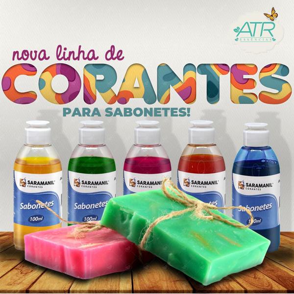 Corante Cosmetico Sabonete Saramanil Pink 100Ml - Atr Essencias Imagem de Corante Cosmetico Sabonete Saramanil Pink 100Ml