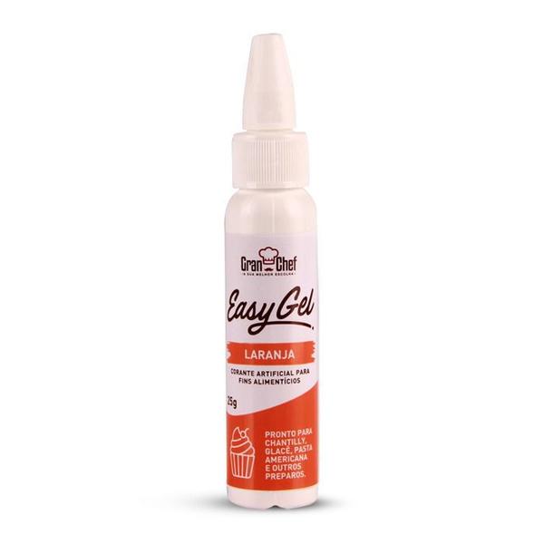 Corante Easy Gel Laranja 25g GranChef Imagem de Corante Easy Gel Laranja 25g GranChef