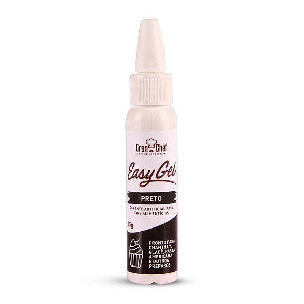 Corante Easy Gel Preto 25g GranChef Imagem de Corante Easy Gel Preto 25g GranChef