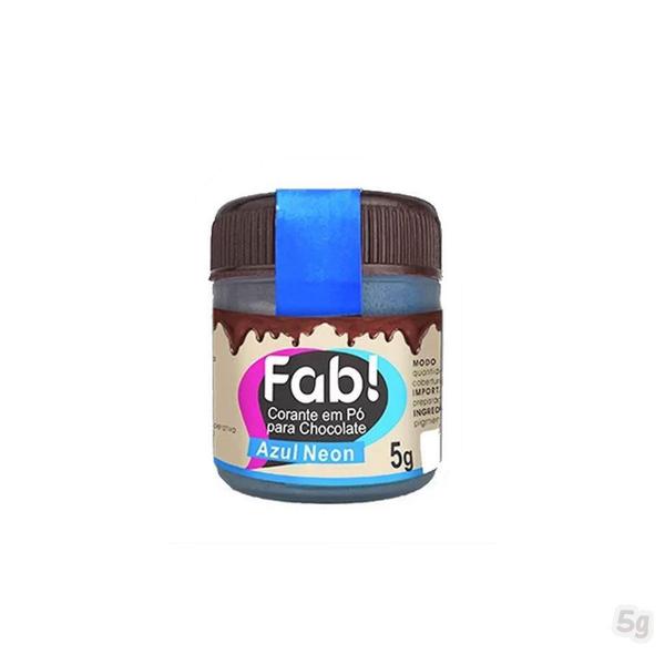 Imagem de Corante em Pó Azul para Chocolate 5g Fab