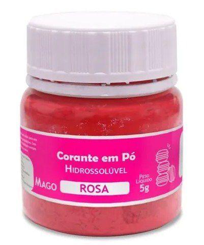 Imagem de Corante em pó Hidrossolúvel - Rosa - 5g - Mago