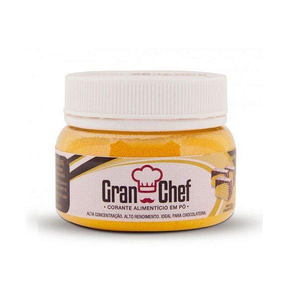Corante em pó lipossoluvel amarelo 30g Granchef Imagem de Corante em pó lipossoluvel amarelo 30g Granchef