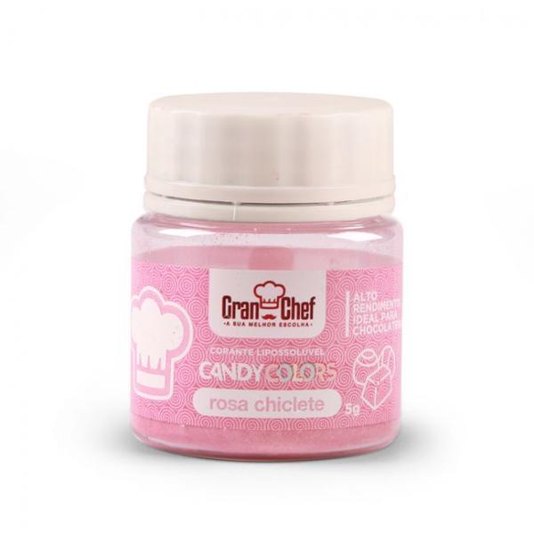 Corante em Pó Lipossolúvel Candy Colors Rosa Chiclete 5g Granchef Imagem de Corante em Pó Lipossolúvel Candy Colors Rosa Chiclete 5g Granchef