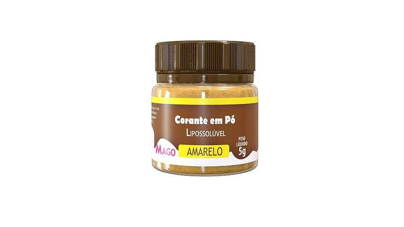 Corante em Pó Lipossolúvel - Para Chocolate - Mago Indústria Confeiteira Imagem de Corante em Pó Lipossolúvel - Para Chocolate