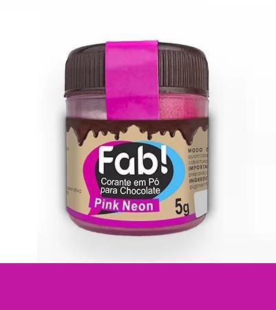 Imagem de Corante Em Po P/ Choco Pink Neon 5g Fab