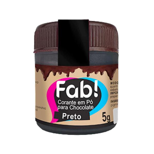 Imagem de CORANTE EM PÓ P/ CHOCOLATE 5g - FAB!