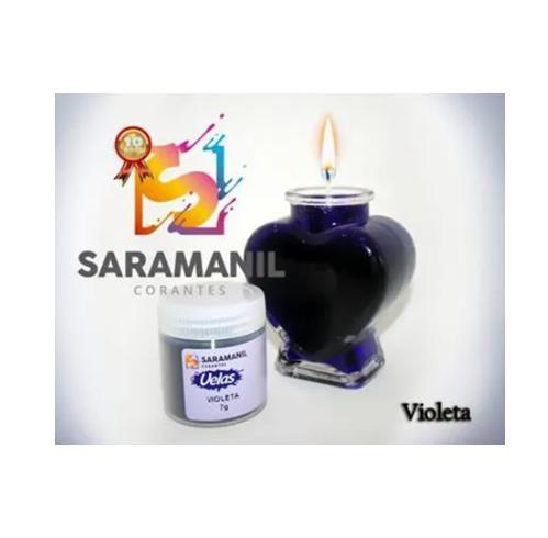 Imagem de Corante em Pó Para Vela Violeta Anilina A Óleo 7g 