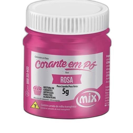 Corante Em Pó Rosa 5G Mix Imagem de Corante Em Pó Rosa 5G Mix