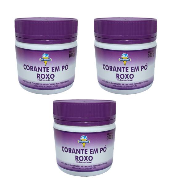 Corante Em Pó Sorvetes E Confeitaria Kit 3 Alta Qualidade - Du Porto Imagem de Corante Em Pó Sorvetes E Confeitaria Kit 3 Alta Qualidade