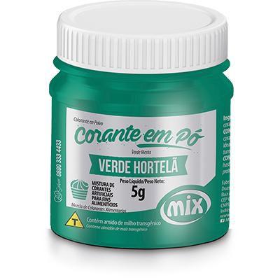 Corante Em Po Verde Hortela 5g Mix - MIX Ingredientes Imagem de Corante Em Po Verde Hortela 5g Mix