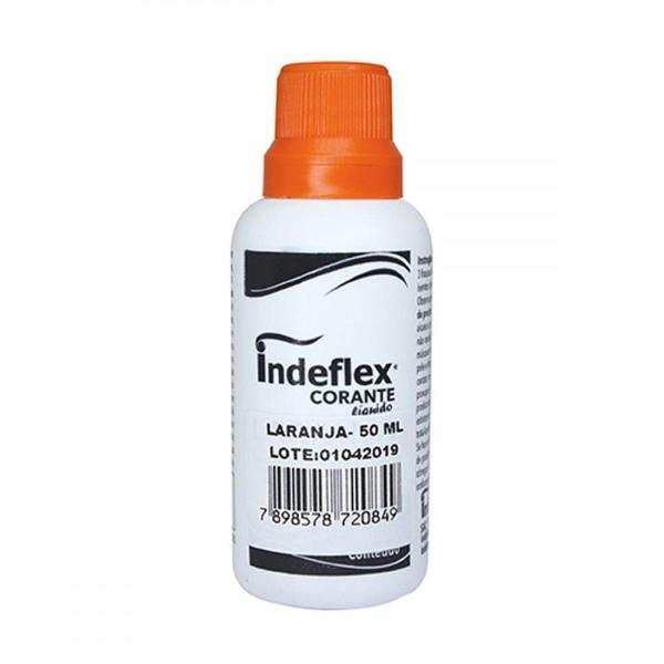 Imagem de Corante Indeflex Laranja 50Ml . / Kit C/ 12 Unidades