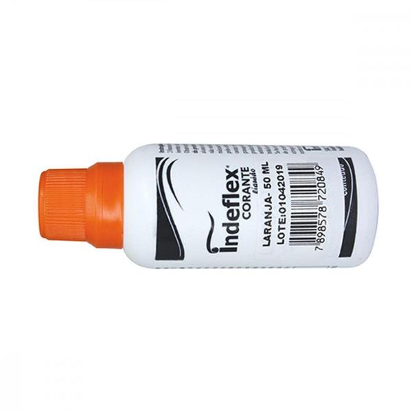 Imagem de Corante Indeflex Laranja 50Ml ./ Kit Com 12 Unidades