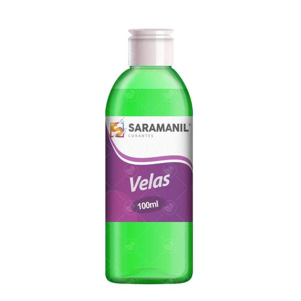 Imagem de Corante Líq Verde Limão Fluorescente Sara Vela Anilina 100Ml