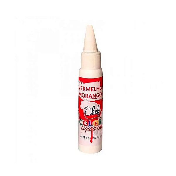 Imagem de Corante Liquid Gel Vermelho Morango 25g Iceberg