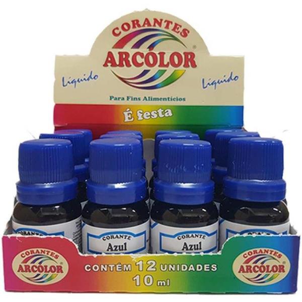 Corante Liquido Azul 10ML. - Arcolor Imagem de Corante Liquido Azul 10ML.