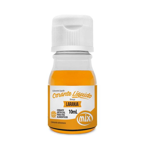 Imagem de Corante Líquido Laranja Mix 10Ml - Duas Rodas