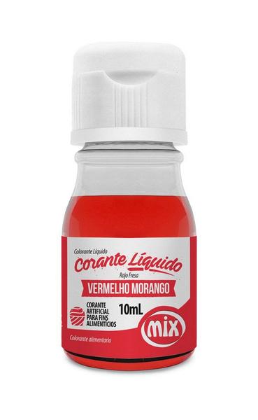 Imagem de Corante Liquido Mix 10ml Vermelho Morango