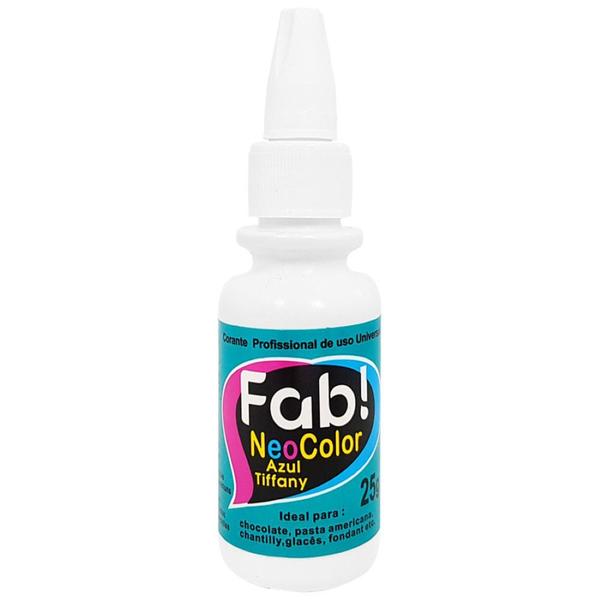 Corante Líquido NeoColor 25g Azul Tiffany Fab Imagem de Corante Líquido NeoColor 25g Azul Tiffany Fab
