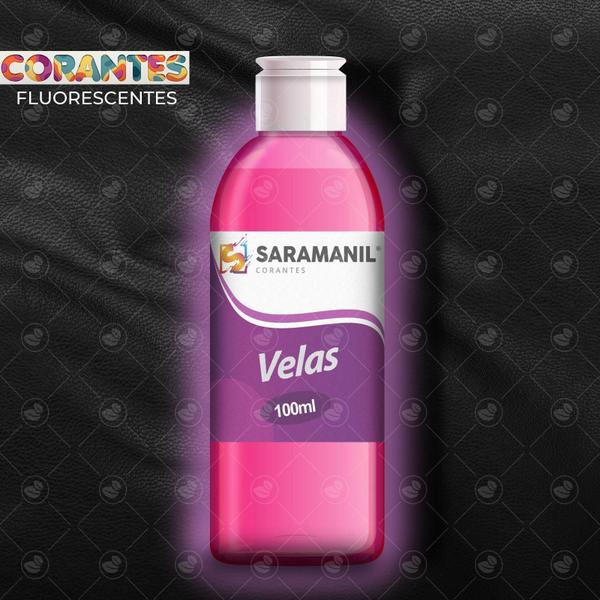 Imagem de Corante Líquido Pink Fluorescente Sarama Velas Anilina 100Ml