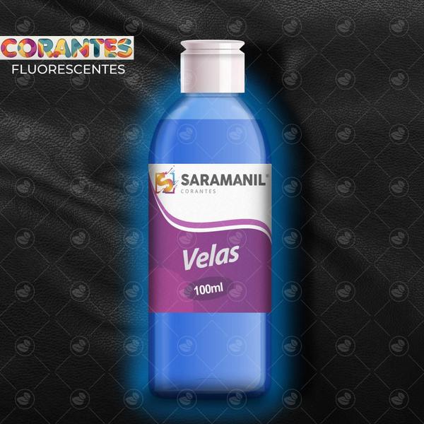 Corante Líquido ul Fluorescente Saramani Vela Anilina100Ml - Atr Essencias Imagem de Corante Líquido ul Fluorescente Saramani Vela Anilina100Ml