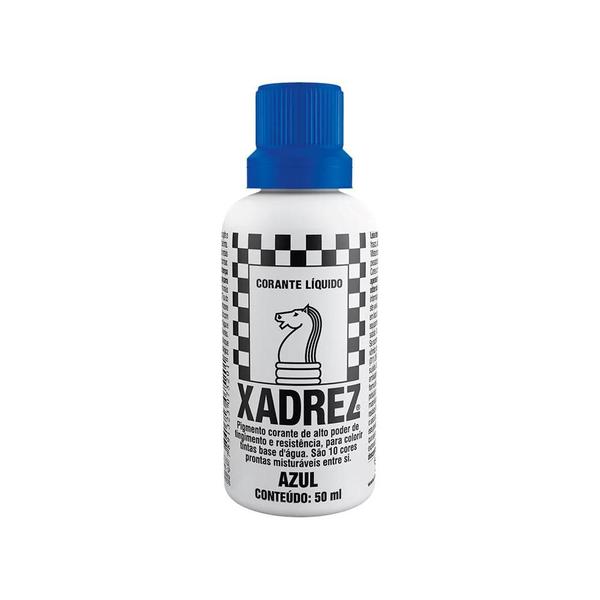 Imagem de Corante Líquido Xadrez Azul 50ml